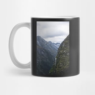 Large Moody Mountains During Blue Hour New Zealand Mug